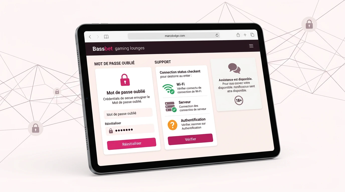 Problèmes de connexion ?